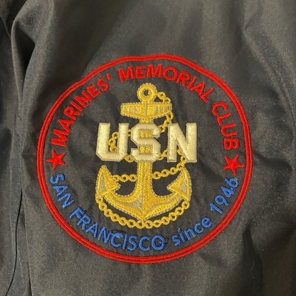 CBUK BY CUTTER & BUCK Jacket USN Marines’ Memorial Club San Francisco Large - Picture 2 of 10